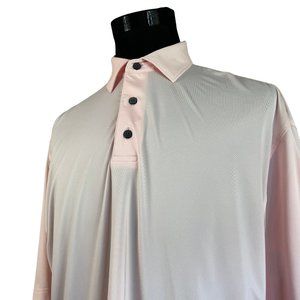 FJ FootJoy | Men's ProDry Lisle Pink Short Sleeve Polo Shirt Large NCR CC